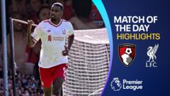 Liverpool boss Iraola makes winning return to Bournemouth